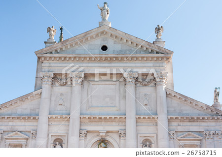 facade of basilica san giorgio maggiore in Venice facade of basilica san giorgio maggiore in Venice 26758715