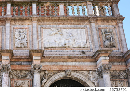 decoration of campanile on Piazza San Marco 26758791