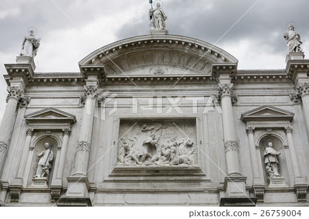 facade of Church of Saint Roch in Venice 26759004
