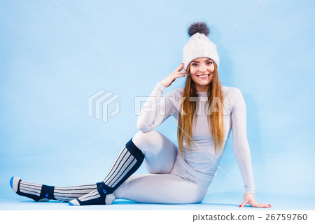 thermal leggings and top