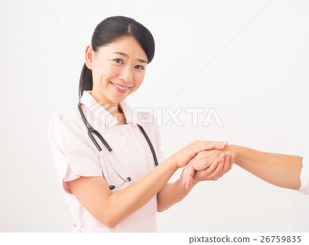 護士握著病人的手 26759835