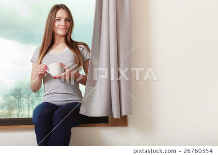 Young girl in morning. Young girl in morning. 26760354
