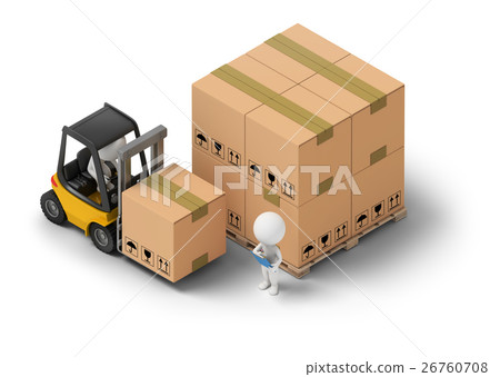 isometric people - warehousing isometric people - warehousing 26760708