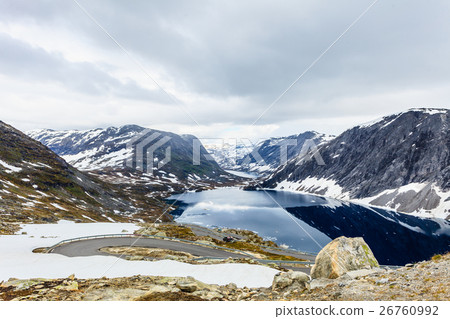 Road to Dalsnibba mountain, Norway Road to Dalsnibba mountain, Norway 26760992