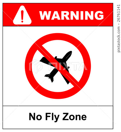 no flying on white background,prohibit sign vector 26761141