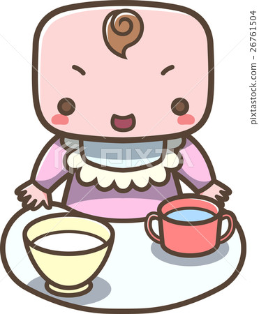 Baby baby food laughter girl 26761504