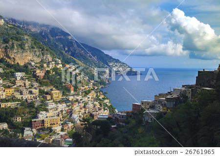 positaino town mediterranian coastal italy 26761965