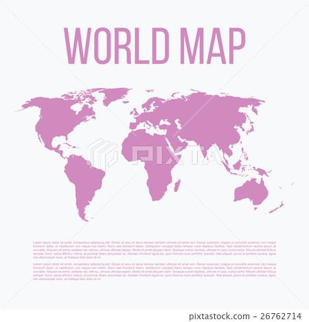 Vector illustration of a world map 26762714
