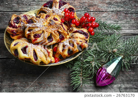 Christmas cookies and toy 26763170