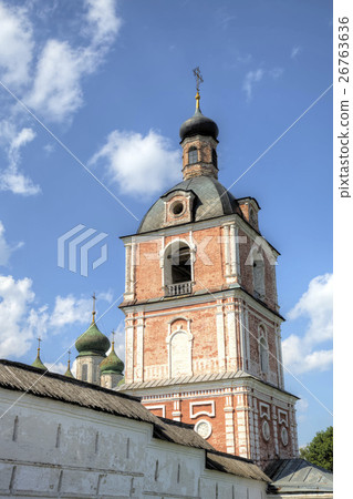 Bell tower of the church of the Epiphany. Goritsky Bell tower of the church of the Epiphany. Goritsky 26763636