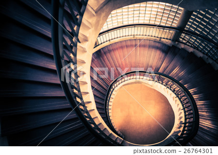 Spiral staircase, abstract or architecture concept 26764301