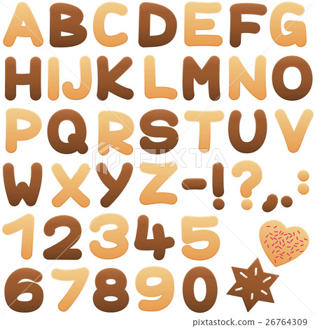 Cookies Font Letters 26764309