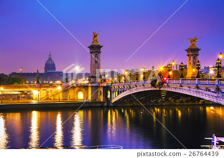 Pont Alexandre III (Alexander III bridge) in Paris 26764439