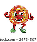 Painting spaghetti man character 26764507