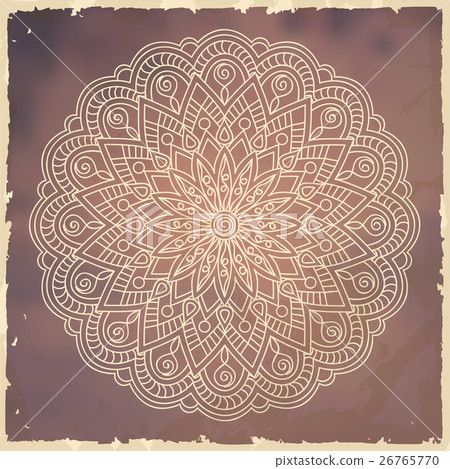 retro mandala retro mandala 26765770