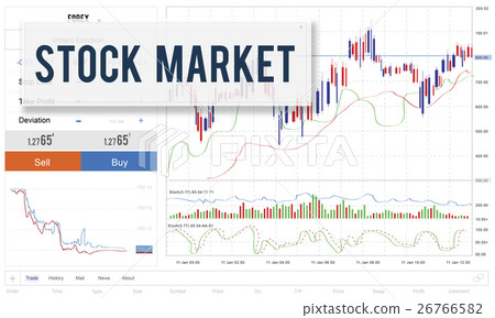 Stock Market Results Stock Trade Forex Shares Concept 26766582