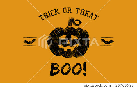 Halloween Bat Pumpkin Lantern Scary Graphic Concept Halloween Bat Pumpkin Lantern Scary Graphic Concept 26766583