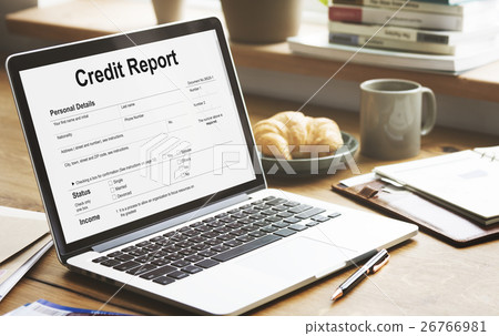 Credit Report Financial Banking Economy Concept Credit Report Financial Banking Economy Concept 26766981