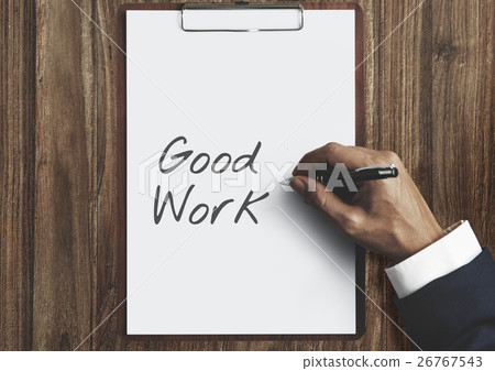 Contact Assistent Good Job Concept Contact Assistent Good Job Concept 26767543