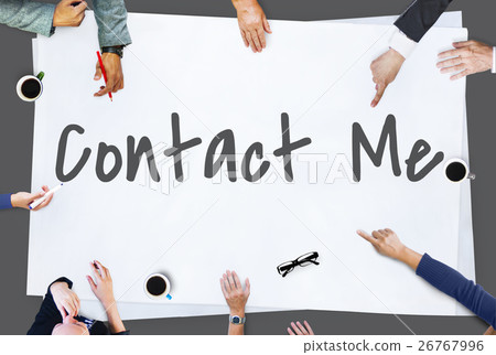 Contact Us Question Customer Service Support Concept Contact Us Question Customer Service Support Concept 26767996