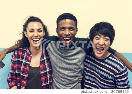 Table Tennis Ping-Pong Friends Sport Concept Table Tennis Ping-Pong Friends Sport Concept 26769305