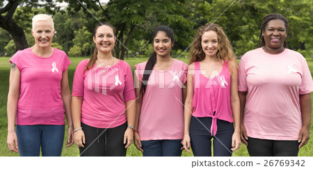 Women Breast Cancer Support Charity Concept 26769342
