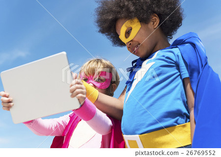 Children Childhood Super Hero Concept Children Childhood Super Hero Concept 26769552