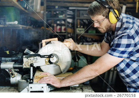 Carpenter Craftman Lumber Timber Woodwork Concept Carpenter Craftman Lumber Timber Woodwork Concept 26770158