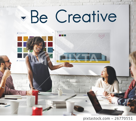 Be Creative Inspiration Design Logo Concept 26770551