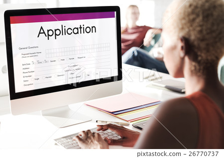 Application Form Employment Document Concept 26770737