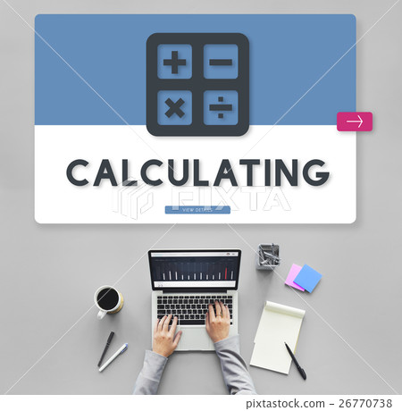 Calculating Accounting Finance Budget Concept Calculating Accounting Finance Budget Concept 26770738
