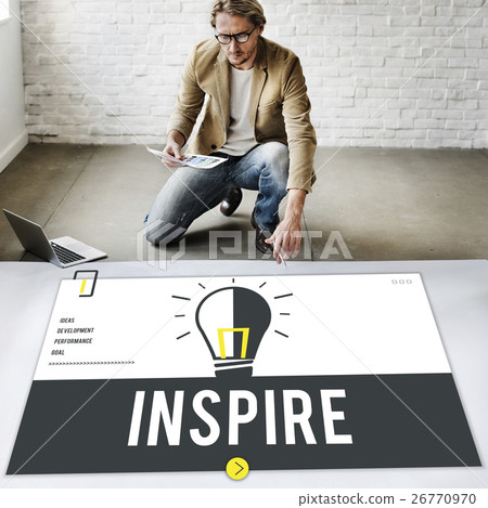 Fresh Ideas Light Bulb Graphic 26770970