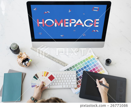 Domain Hompage Html Web Design Webinar SEO Concept Domain Hompage Html Web Design Webinar SEO Concept 26771086