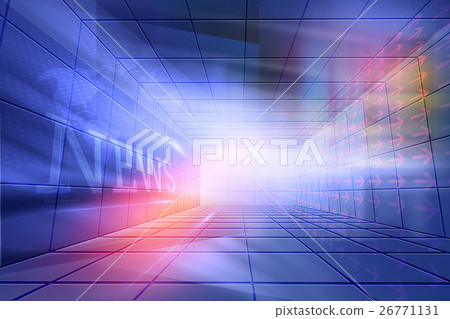 Futuristic Hightech  Enclosed News Background 26771131