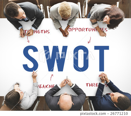 SWOT Business Company Strategy Marketing Concept 26771210