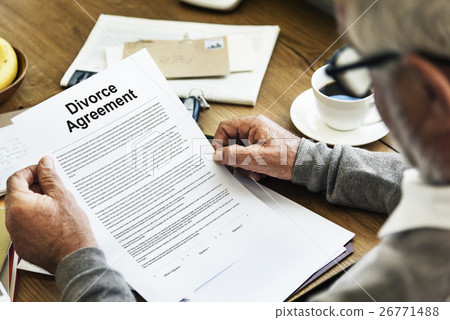 Divorce Agreement Decree Document Break up Concept Divorce Agreement Decree Document Break up Concept 26771488