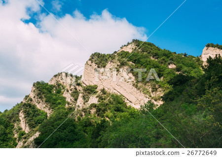 Mtskheta Georgia. White Limestone Mountain Mtskheta Georgia. White Limestone Mountain 26772649