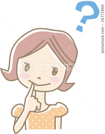 想知道的年輕女子（橙色） 26772666