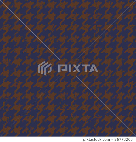 Seamless pattern of faint hound's check pattern - Stock Illustration ...