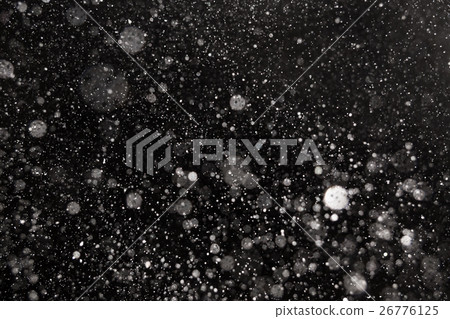 Falling snow on black background Falling snow on black background 26776125