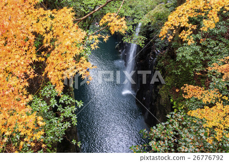 Masan well waterfall - Japanese power spot, Takachiho Gorge 26776792