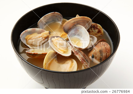 Clam miso soup Clam miso soup 26776984
