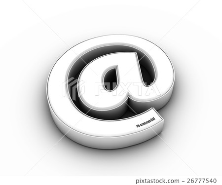 Illustration e-mail symbol on white background Illustration e-mail symbol on white background 26777540