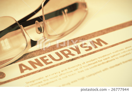 Aneurysm. Medicine. 3D Illustration. Aneurysm. Medicine. 3D Illustration. 26777944