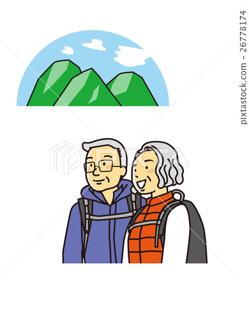 Stock Illustration: middle aged, middle-aged, middle and old aged