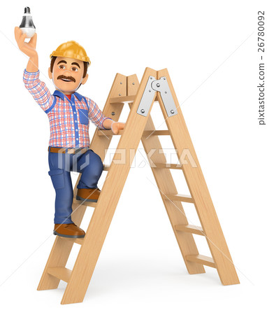 ladder for changing light bulbs