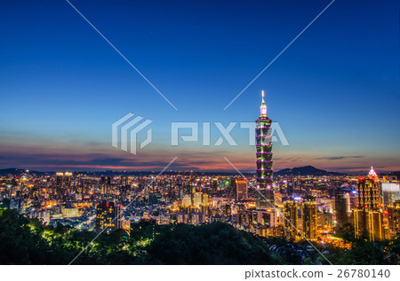台北101夜景 台北101夜景 26780140