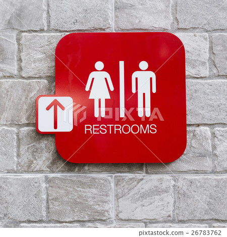 restroom signs with female and male symbol restroom signs with female and male symbol 26783762