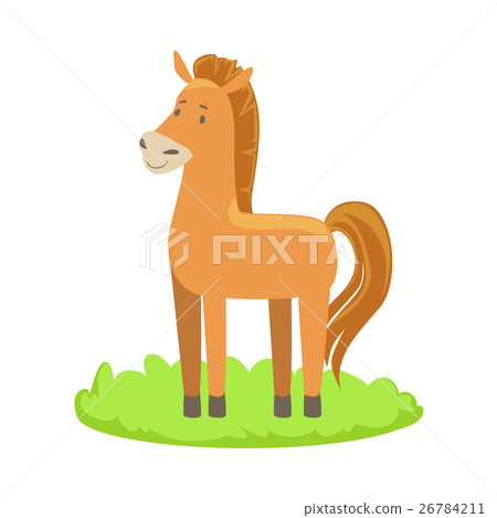 Horse Farm Animal Cartoon Farm Related Element On Horse Farm Animal Cartoon Farm Related Element On 26784211