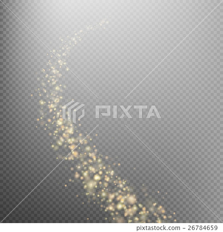 Stardust trail. EPS 10 26784659